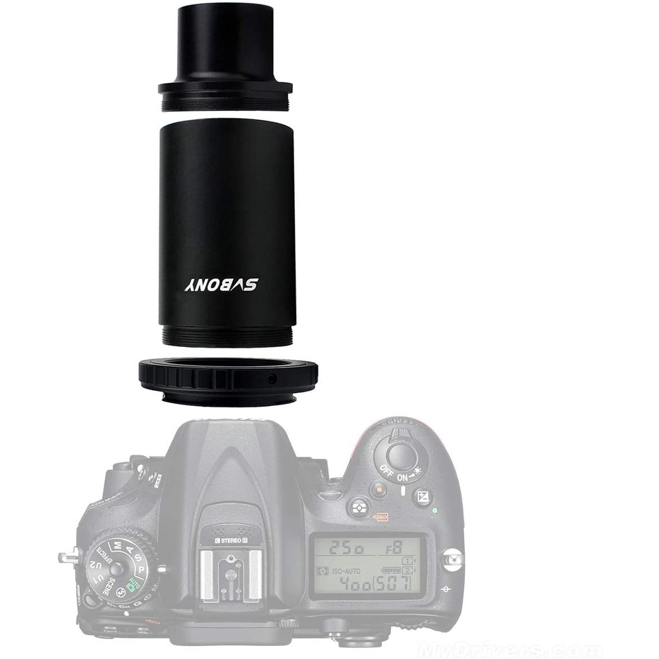 Ống kính viễn vọng nối dài SVBONY CA1 bằng kim loại 1.25 inch tương thích cho máy ảnh DSLR có thể thun gọn