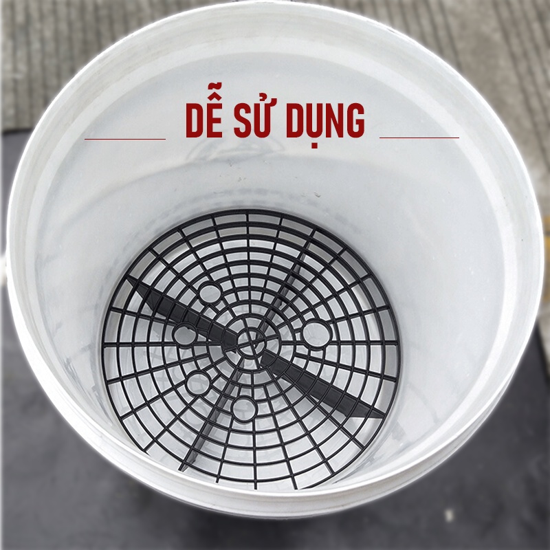 Lưới lọc cát, tấm lọc chắn cát đá đáy xô nước rửa xe ô tô chuyên dụng RX38 , dụng cụ lọc sạn dạng lưới 01