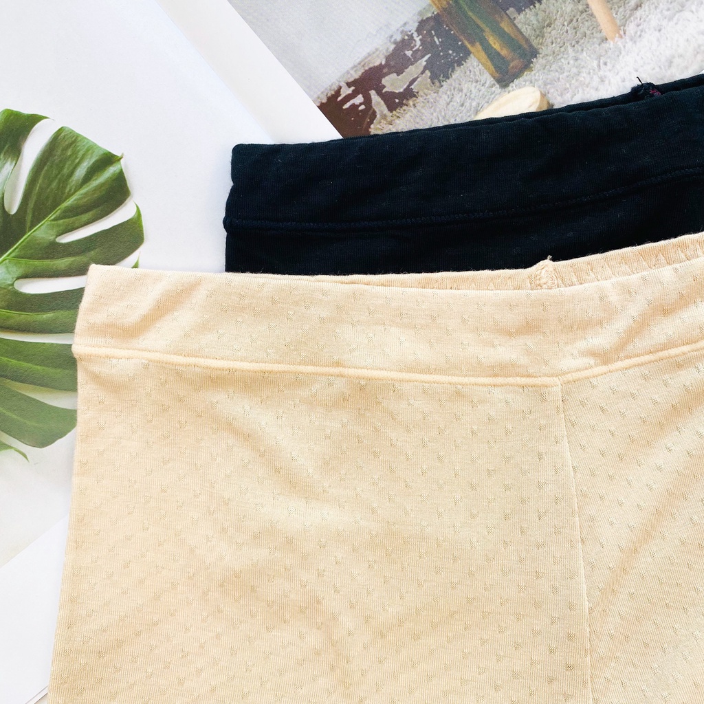 Quần Lót Đùi Mặc Trong Váy Cotton Thông Hơi Co&amp;Com QV5158 Co Giãn, Siêu Thấm Hút