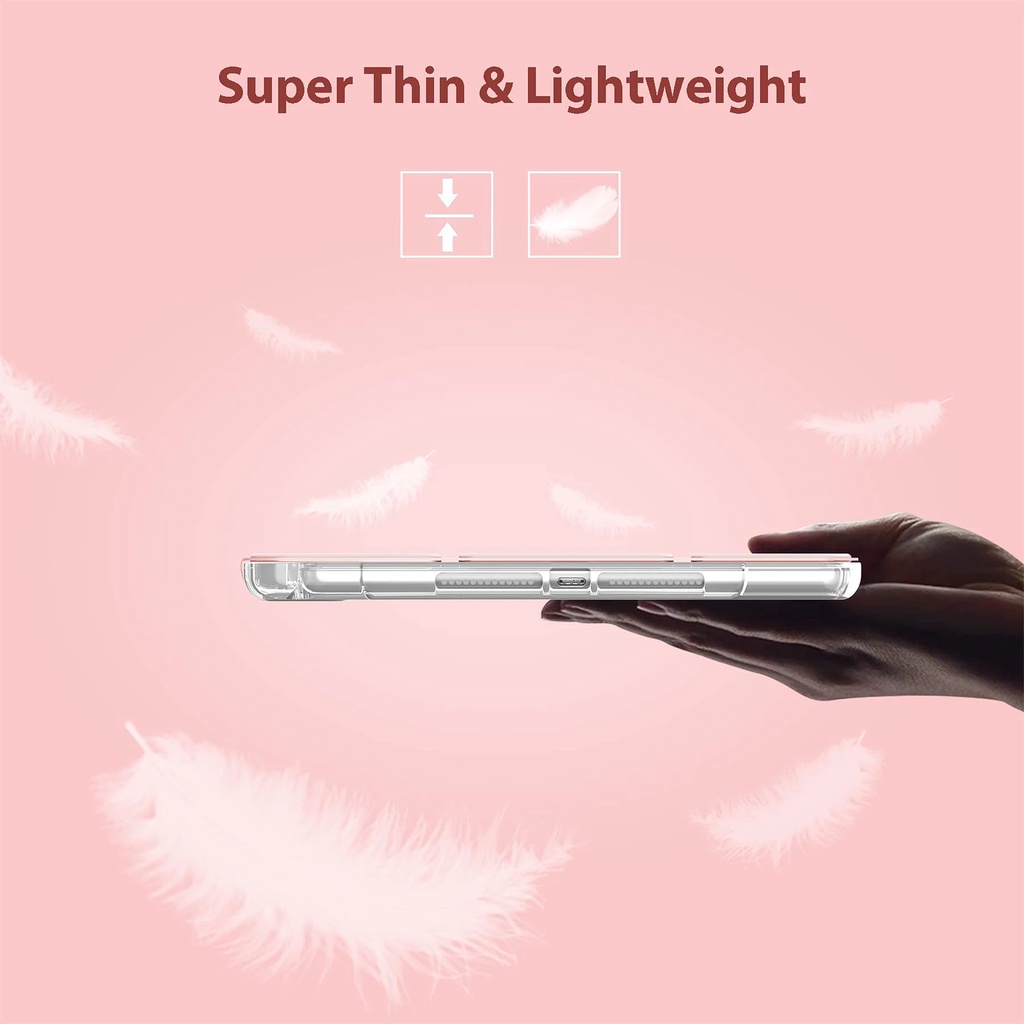 Bao Da PU Máy Tính Bảng Nắp Lật Gấp Làm Ba Có Ngăn Đựng Bút Cho Lenovo Pad 2022 10.6 Tab M10 Plus Tab P11 Pro P11 Plus