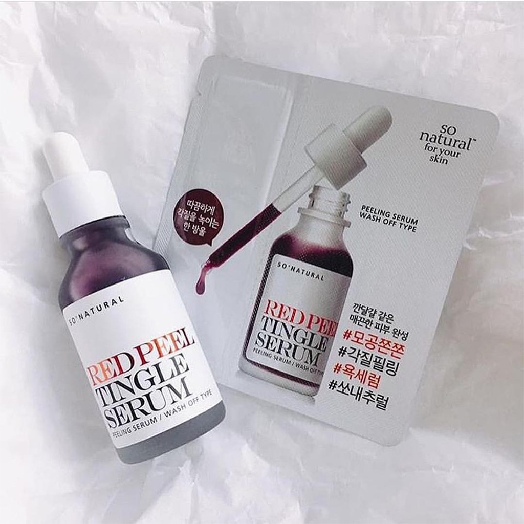Tinh Chất Tái Tạo Da So Natural Red Peel Tingle Serum