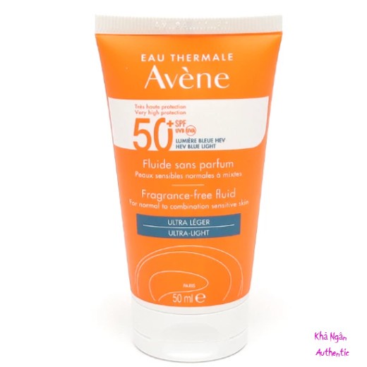 Kem Chống Nắng Cho Da Thường, Hỗn Hợp & Nhạy Cảm Avene Fluid Ultra Light SPF50+ 50ml