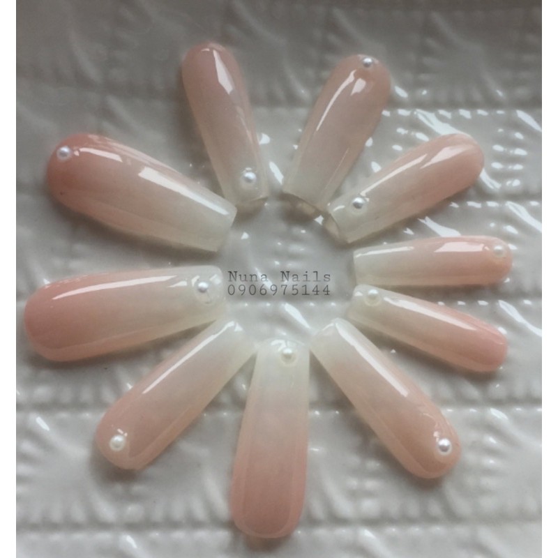 NAILBOX full option  Móng up Thiết kế móng ombre gel cute inbox chọn size và  shape đầy đủ phụ kiện CÓ NOW SHIP