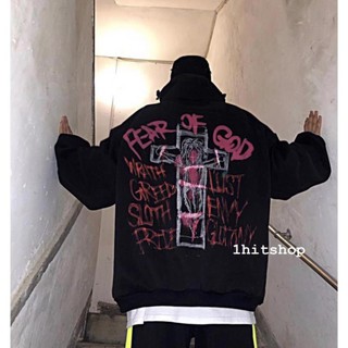 Áo hoodie thời trang đẹp có hình thánh giá unisex