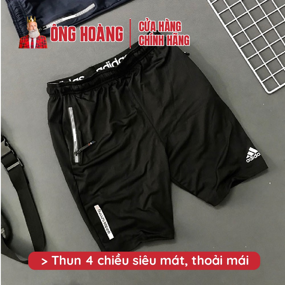 Quần short thể thao nam, tập gym, đá banh, thun thể thao dày dặn, co giãn tốt, thun lạnh running | BigBuy360 - bigbuy360.vn