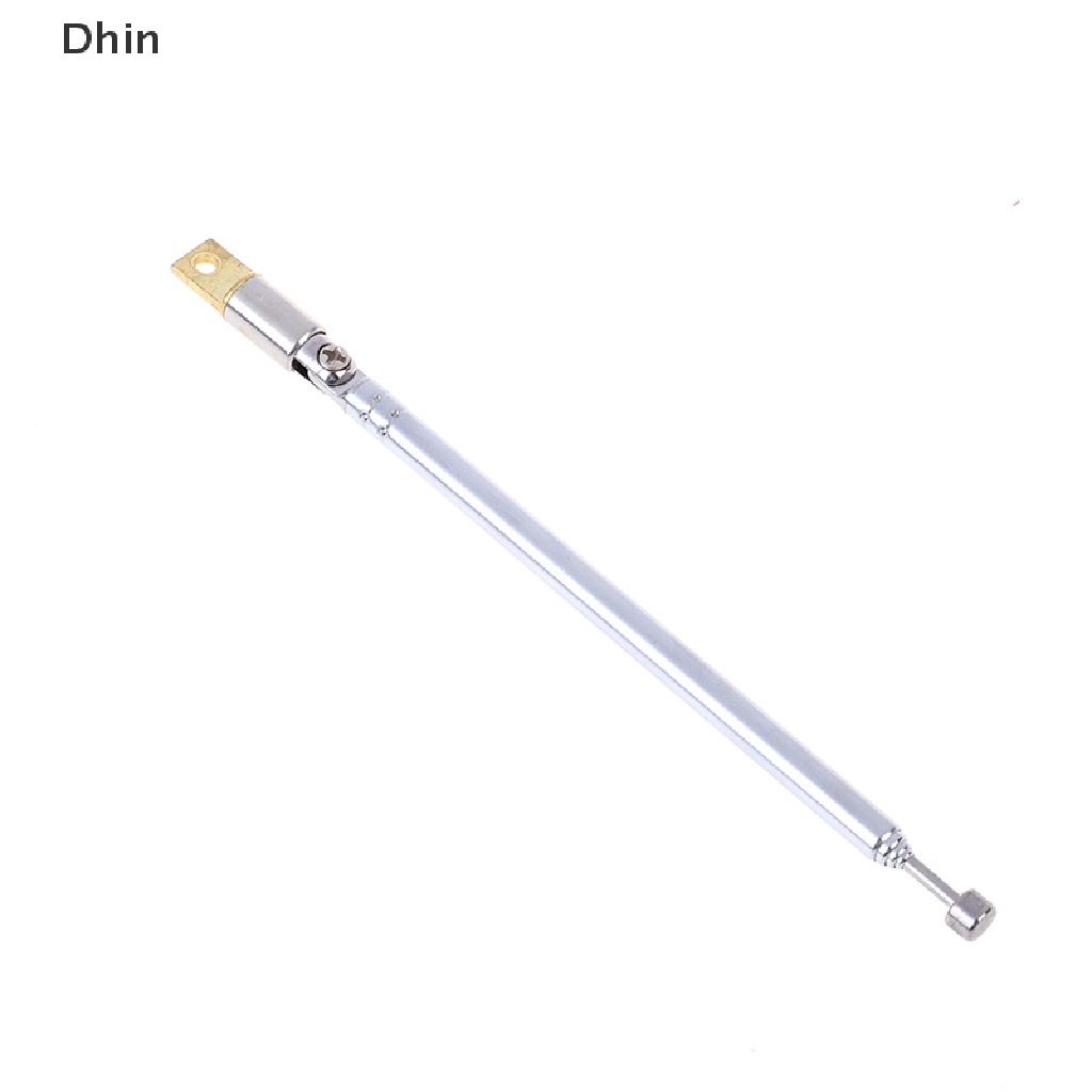 1 Ăng Ten Radio AM FM Thu Gọn 5 Khúc Bằng Thép Không Gỉ 37cm
