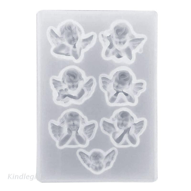 Khuôn Silicone Làm Mặt Dây Chuyền Hình Thiên Thần Nhỏ