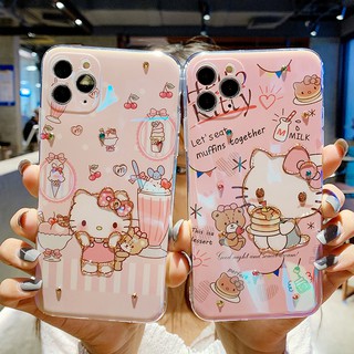 Ốp Điện Thoại Hình Hello Kitty Dễ Thương Cho Iphone 7p 8p 11 12 Pro Max X Xr Xs Max