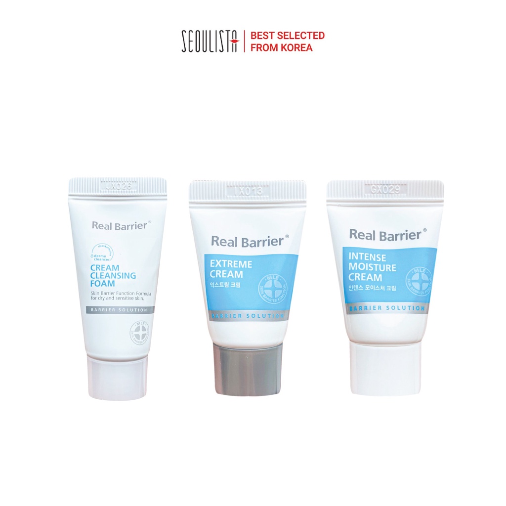 Bộ dưỡng phục hồi mini Real Barrier Best Trio Kit 15ml+10ml+10ml