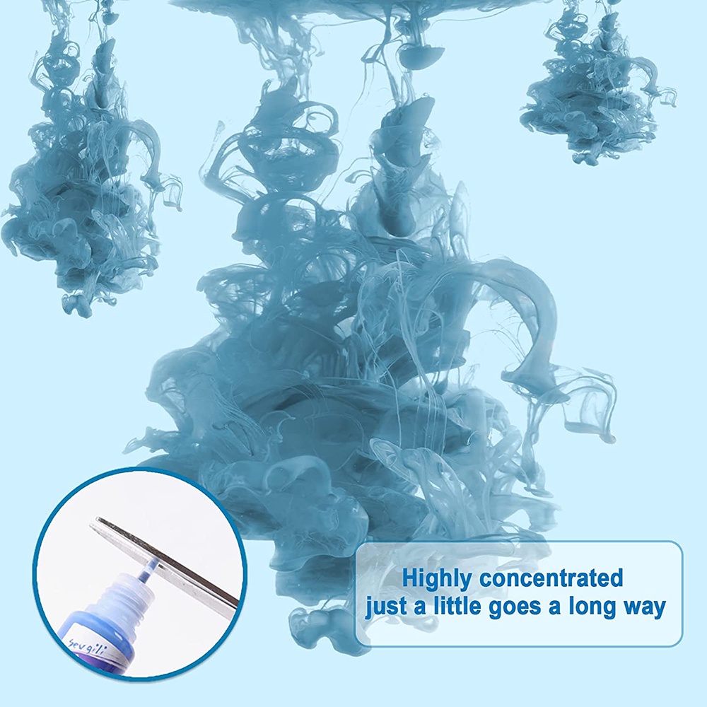 Bộ 24 Màu Sắc Sắc Tố Cao UV Resin Làm Bông Tai 3D