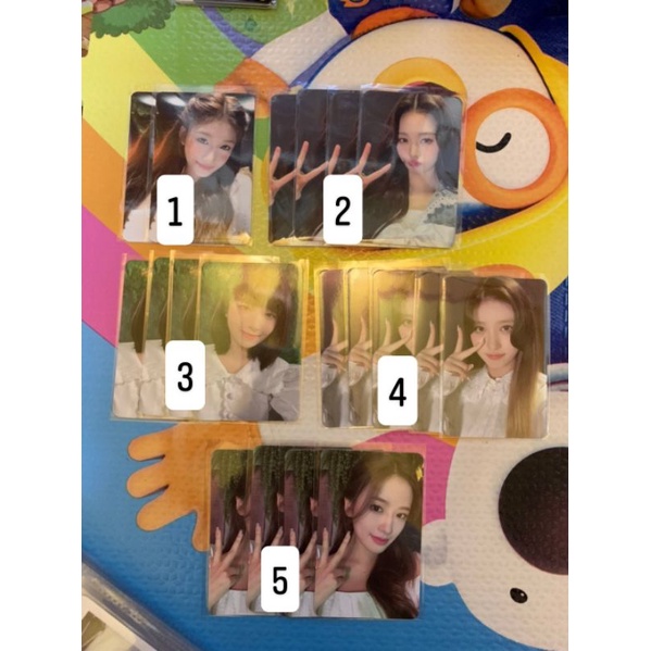 Card ảnh thành viên nhóm IVE - Pre web MAKESTAR 2 album ELEVEN