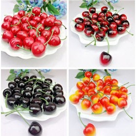 Charm cherry big size charm nguyên liệu làm slime handmade thủ công trang trí