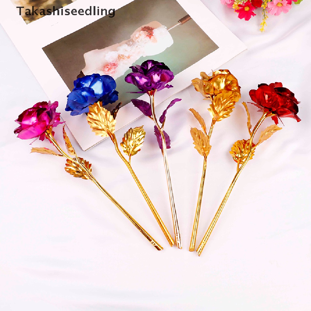 Hoa Hồng Mạ Vàng 24k Làm Quà Tặng Lễ Tình Nhân