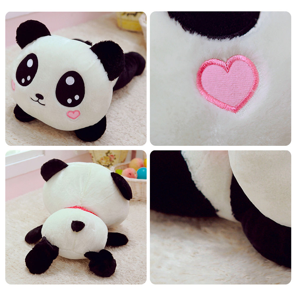 SOO-20cm Cute Plush Doll Toy Stuffed Animal Panda Soft Pillow Cushion Bolster Gift 20cm