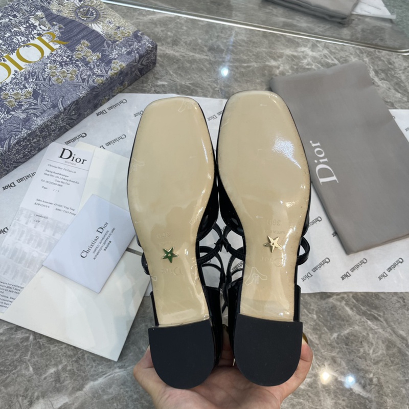 Xăng đan La Parisienne Đế Thấp Mũi Vuông Bằng Da Bò   Lớp Lót Màu Nhuộm Nước Mary Jane Thời Trang Cho Nữ