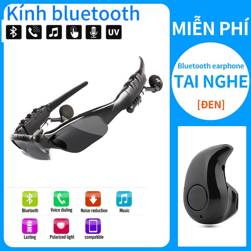 【Miễn phí s530 Tai nghe Bluetooth】Kính bluetooth thông minh, nghe nhạc smart wear Sunglasses HOT