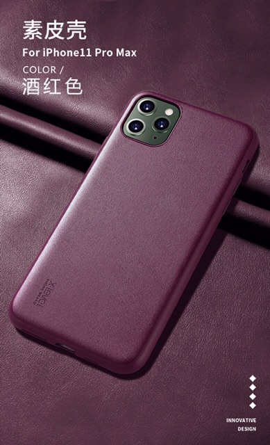 CHÍNH HÃNG  ỐP LƯNG DẺO X LEVEL PLAIN GIẢ DA SIÊU MỎNG IPHONE 11 (6.1) / 11 PRO (5.8) / 11 PRO MAX (6.5) X XS
