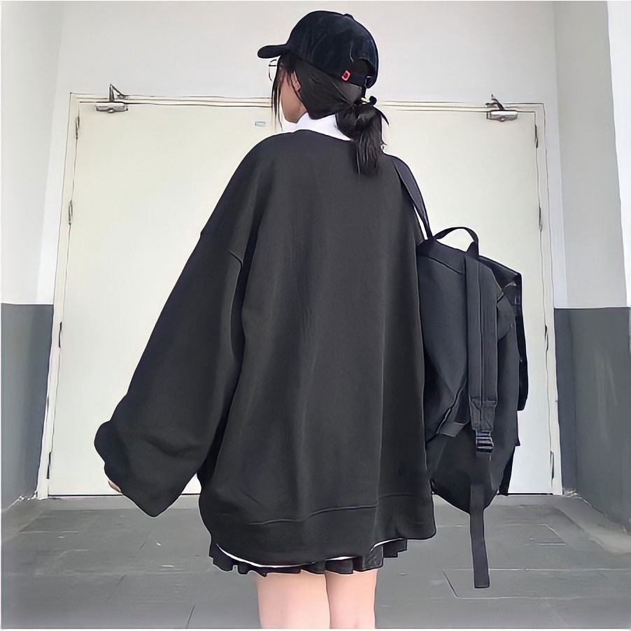 Áo nỉ nữ SGIRL áo sweater tay bồng cá tính_VIETCEN | BigBuy360 - bigbuy360.vn