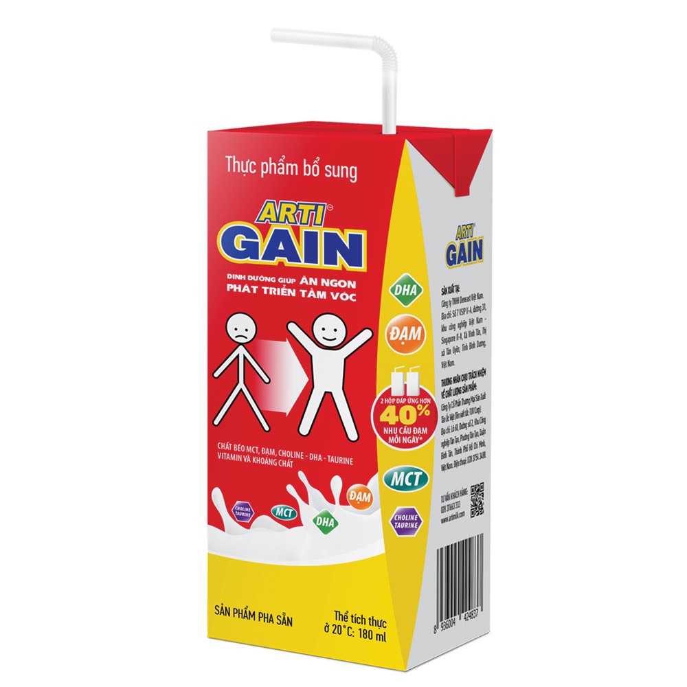 Thúng ARTI GAIN 110 - 180ml