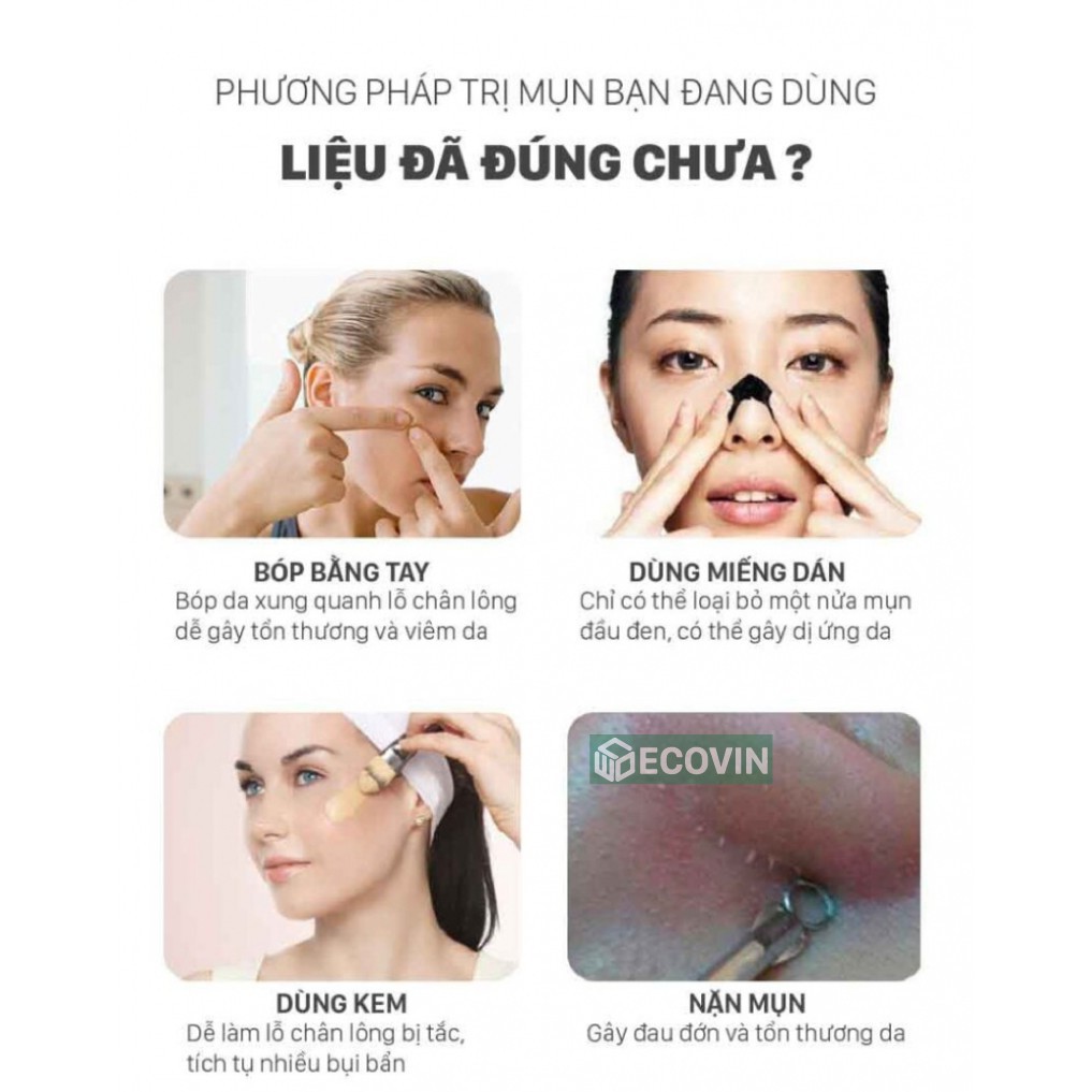 Máy Hút Mụn Cám, Mụn Đầu Đen, Mụn Trứng Cá, Bã Nhờn Haili Care💝FREESHIP💝 | BigBuy360 - bigbuy360.vn