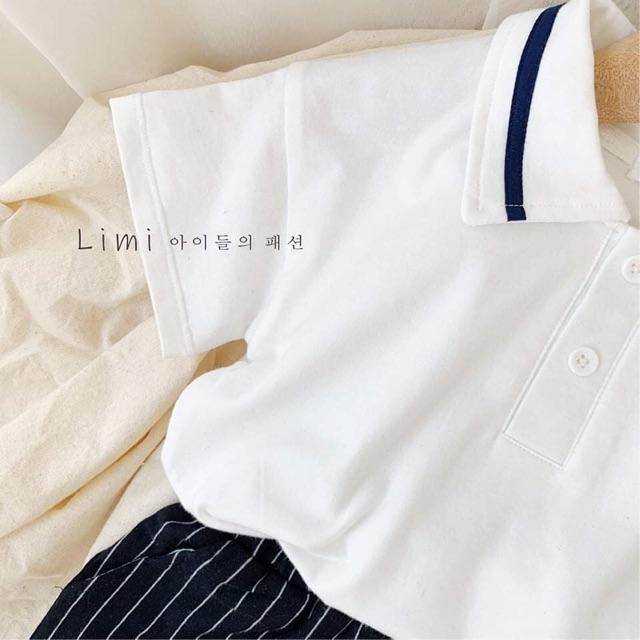 SET BỘ MICKEY POLO QUẦN KẺ CHO BÉ