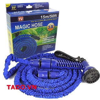 Vòi nước rửa xe kéo dài thông minh 5m (5 mét) giãn nở lên kéo dài thành 15 mét (15m) GD680