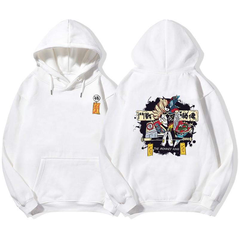 Áo hoodie nhung dài tay phong cách Hàn Quốc 5 màu tuỳ chọn cho nam M-5XL