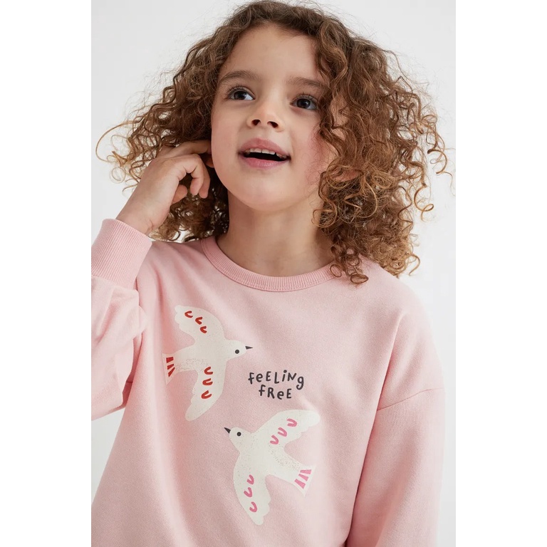 Set quần áo hồng bird ngựa HM H&M_hàng chính hãng authentic