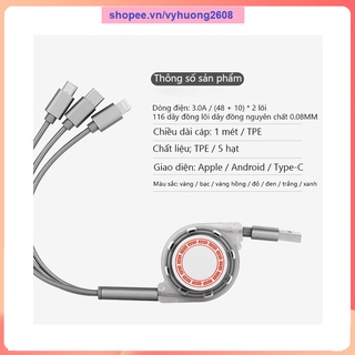 Dây Sạc Điện Thoại Đa Năng