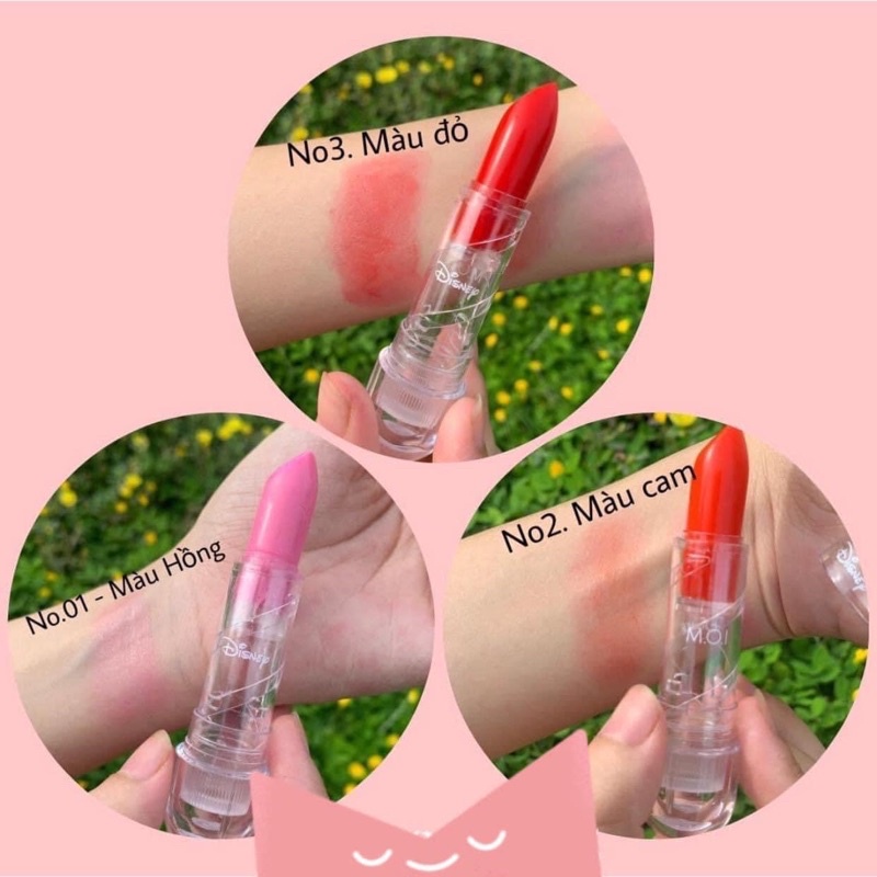 [ĐỦ MÀU] Son dưỡng môi có màu Magic Lips Mickey Limited - Son Hồ Ngọc Hà MOI Cosmetics