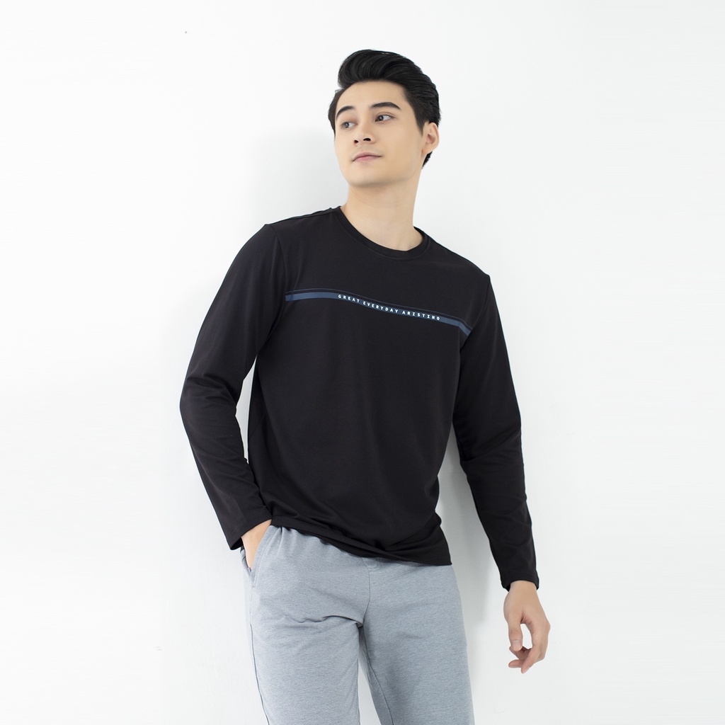 Áo thu đông dài tay nam Aristino mỏng vừa màu sắc trung tính ALT018W1