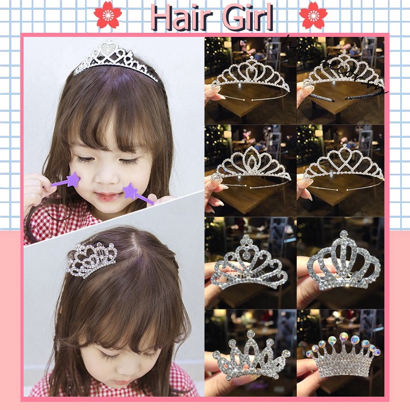 Kẹp Tóc Hình Vương Miện Xinh Xắn Cho Bé Gái