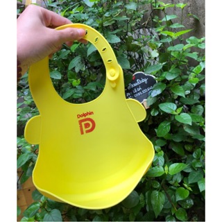 Yếm ăn dặm silicone siêu mềm Dolphin