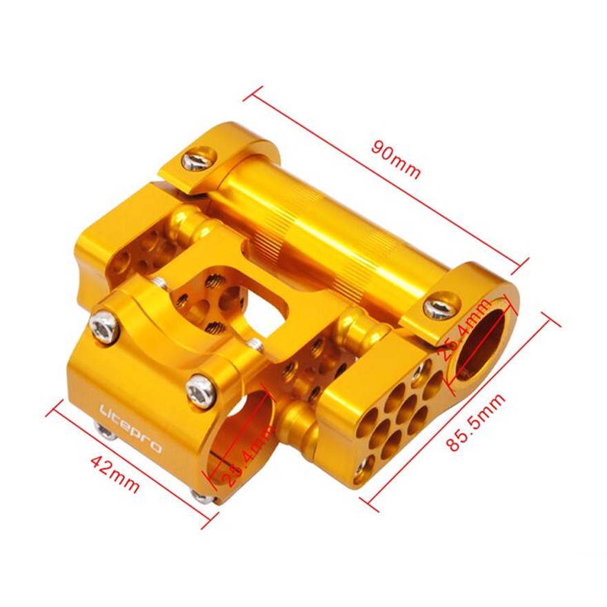 Pô tăng xe đạp Litepro bằng hợp kim nhôm 25.4mm có thể điều chỉnh tiện dụng