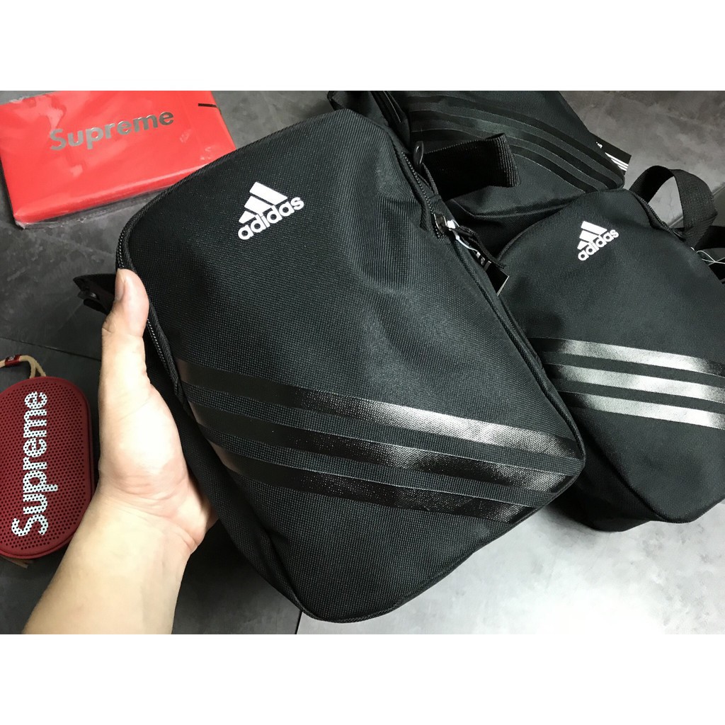 Túi Đeo Chéo Thời Trang Nam Nữ Vải Dù Bag Sport Black | Túi Đeo Chéo Phong Cách Hàn Quốc Hottrend 2019