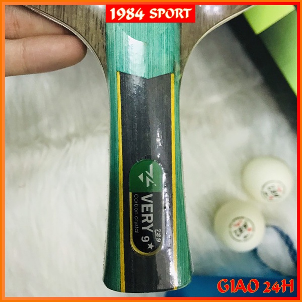 Vợt Bóng Bàn VERY 729 9 Sao Chính Hãng Cao Cấp 🔔Free Ship🔔 Tiêu Chuẩn Thi Đấu + Bình Nước + Bóng