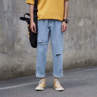 _Quần baggy jean rách