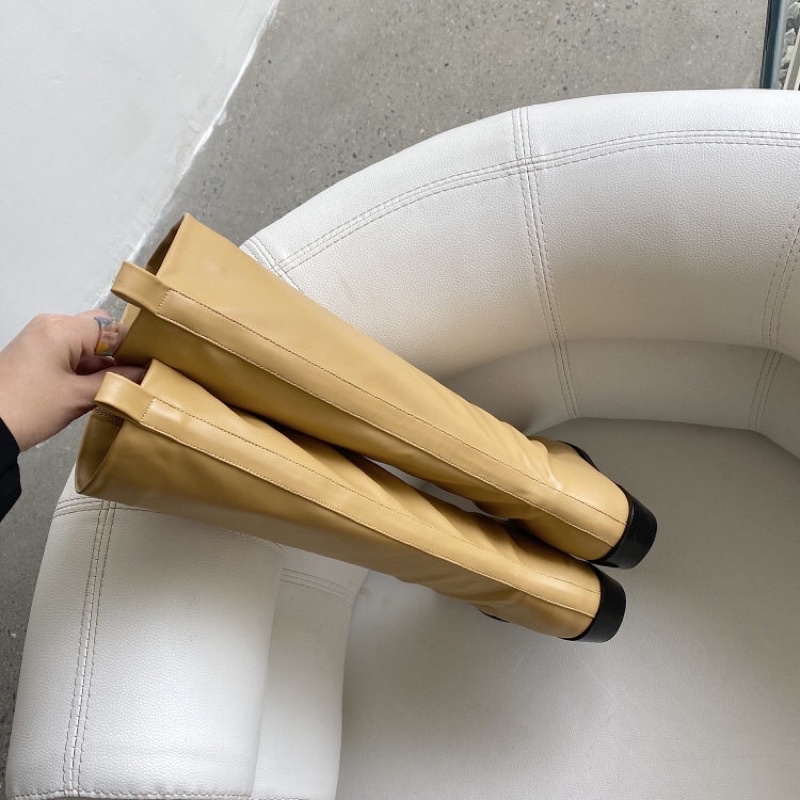 GIÀY BOOTS DA PU MŨI NHỌN ULZZANG