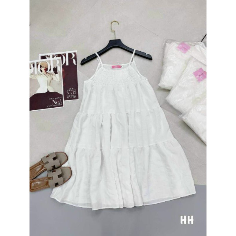 ĐẦM 2S TRẮNG TẦNG XÒE XINH XẮN❤CAM KẾT Y HÌNH❤HÀNG SẴN❤HÌNH THẬT CHỤP SÀN DS172