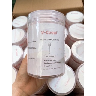 Cây Rơ Lưỡi VCOOL Dạng Que Một Đầu, Que Làm Sạch Lưỡi Và Khoang Miệng Cho Bé Babibu - CRLV