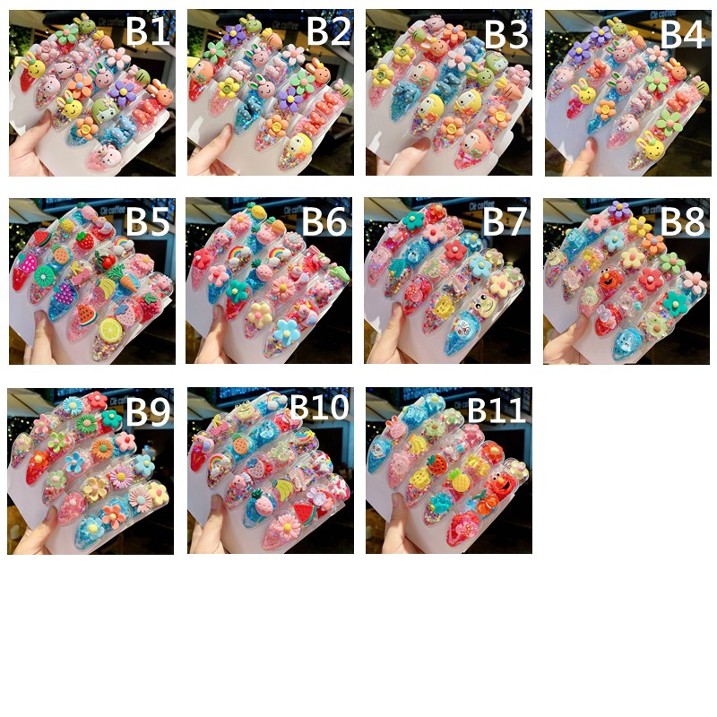 Kẹp Tóc Kiểu Hàn Quốc Thiết Kế Xinh Xắn Dành Cho Bé Gái