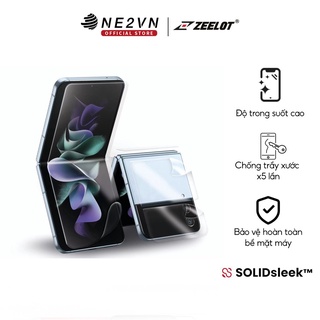 Bộ dán bảo vệ trong suốt (5 in 1) cho Samsung ZFlip 4 Zeelot