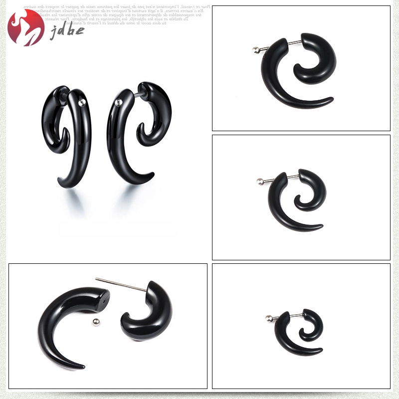 Đôi Khuyên Tai Hình Sừng Trâu Cá Tính Cho Nam