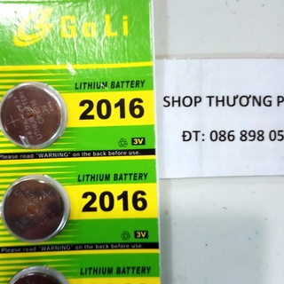 Pin Goli Lithium Battery CR2016, 2016 - 3V (VĨ 5 Viên)