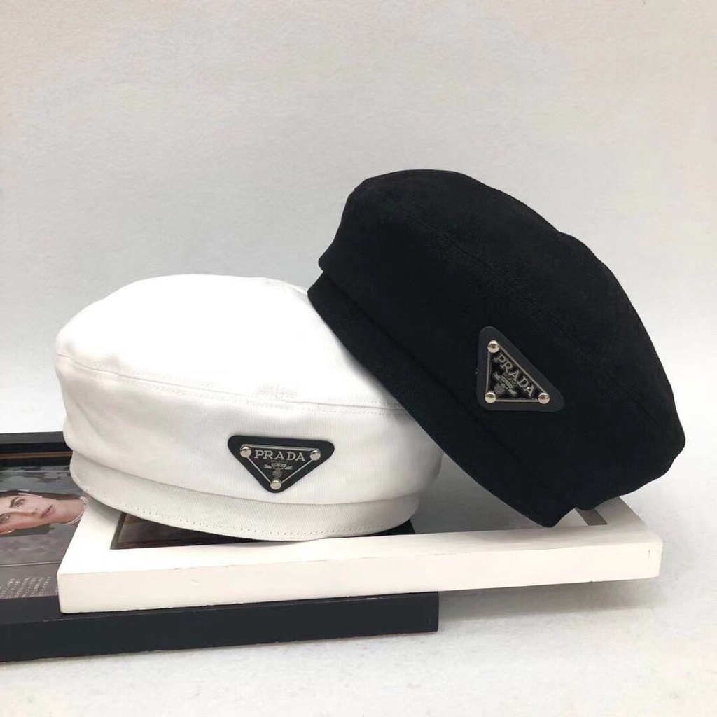 Nón Beret Prada Thời Trang Retro Trẻ Trung Cho Nữ