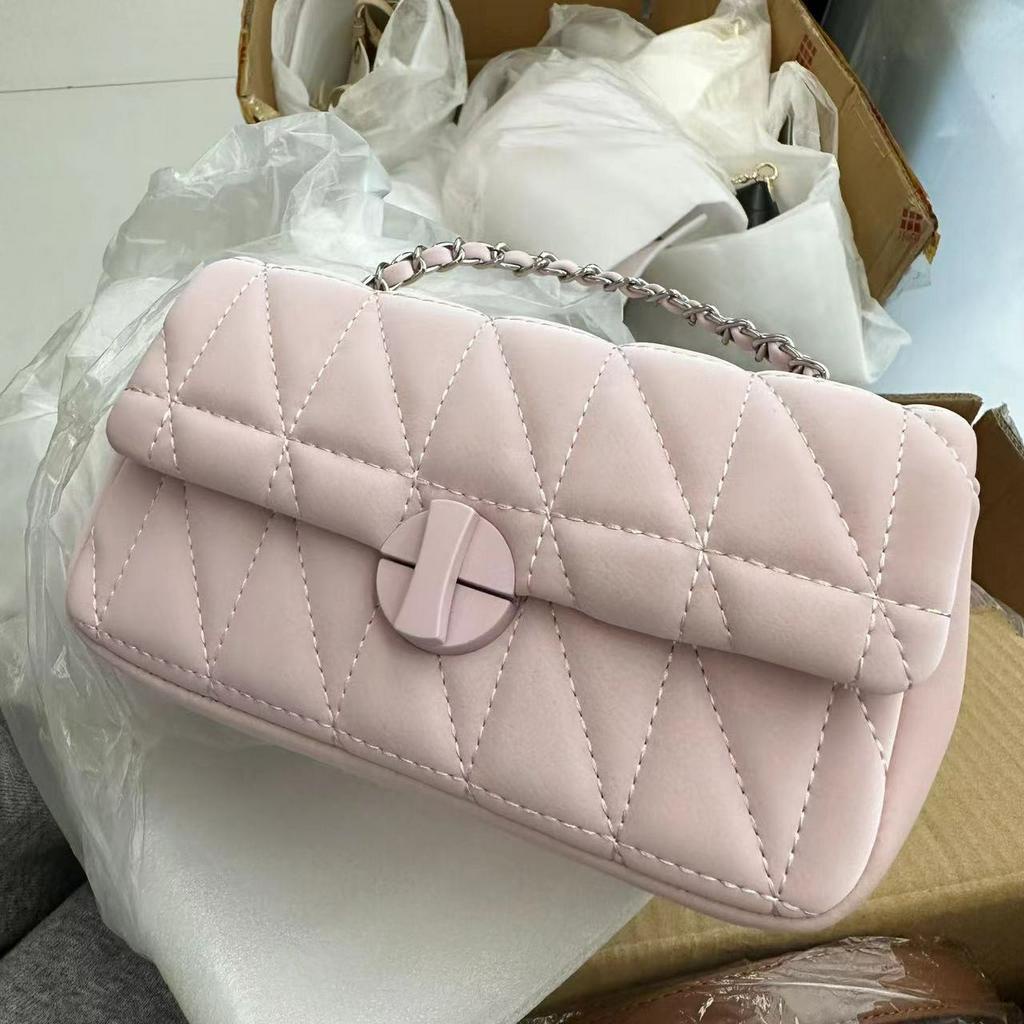 Túi Đeo Chéo Phối Xích Thời Trang Cao Cấp Phong Cách Hàn Lila201