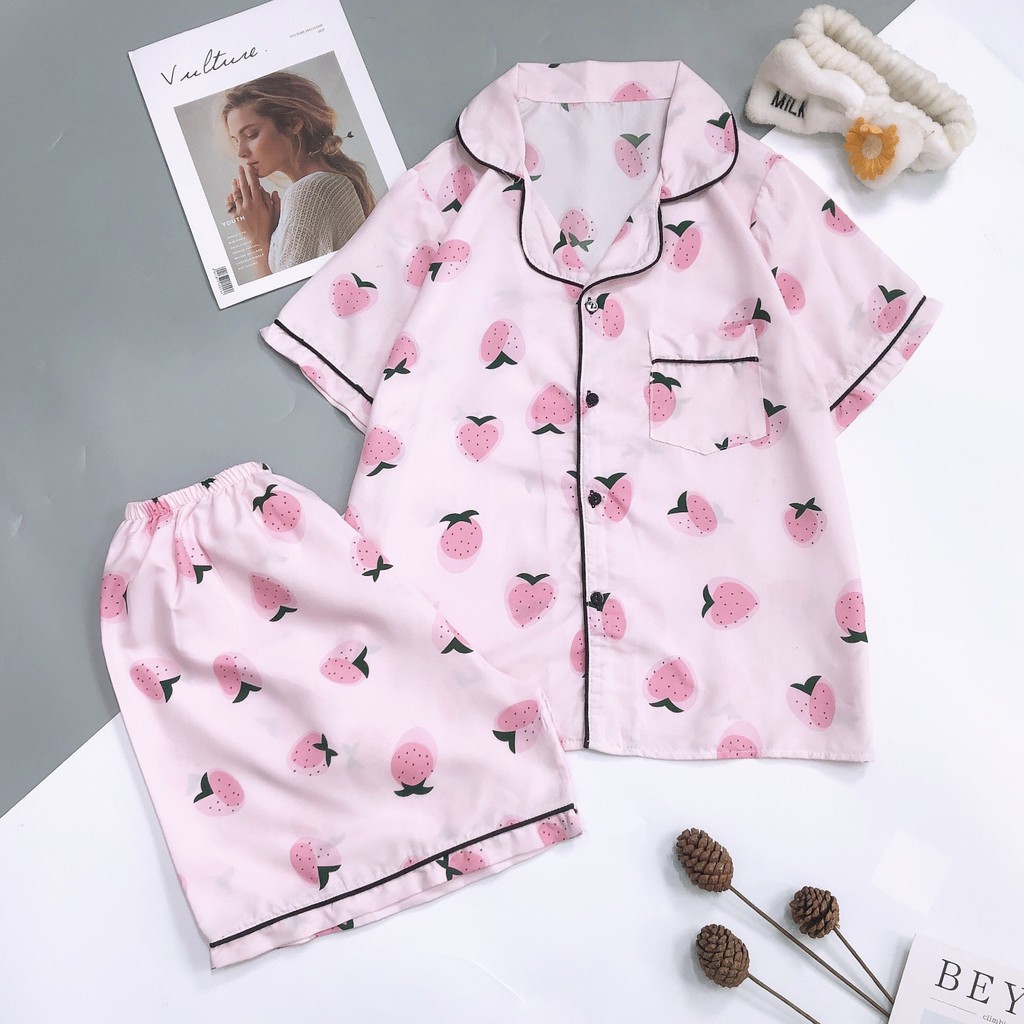 Đồ Bộ Pijama Ngắn Hình Mới Vải Kate Thái Mềm Mịn BC05 | BigBuy360 - bigbuy360.vn