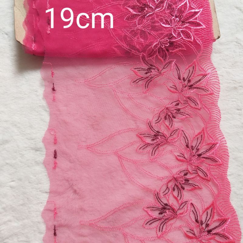 Ren thêu chân von lưới , size từ 16cm đến 25cm