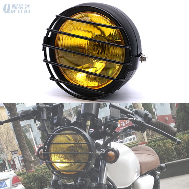 ĐỀN PHA LƯỚI ĐỘ CAFE RACER, TRACKER CLSSIC