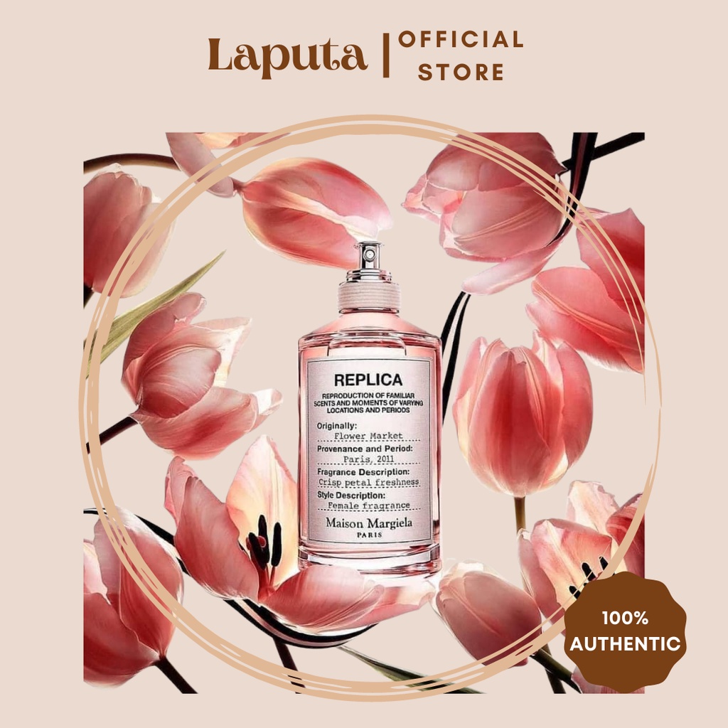 Nước Hoa Nữ Maison Margiela Replica Flower Market Laputa, vial mẫu thử mini 2ml, 5ml, 10ml